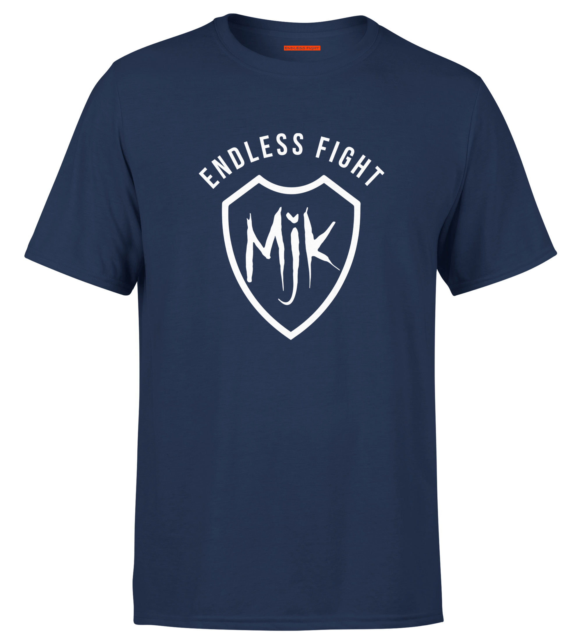 T-SHIRT "MJK SUNNY" - Marine/Blanc