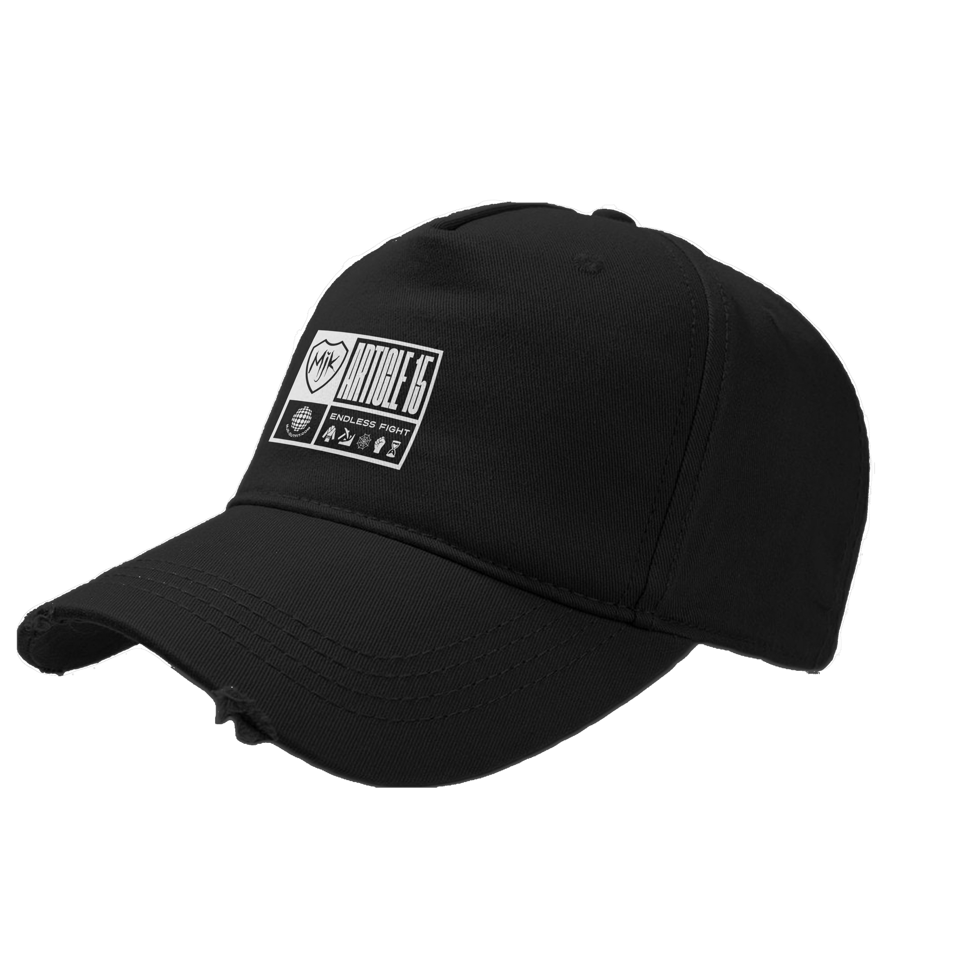 CASQUETTE BASEBALL | "ARTICLE 15" - Noir/Blanc