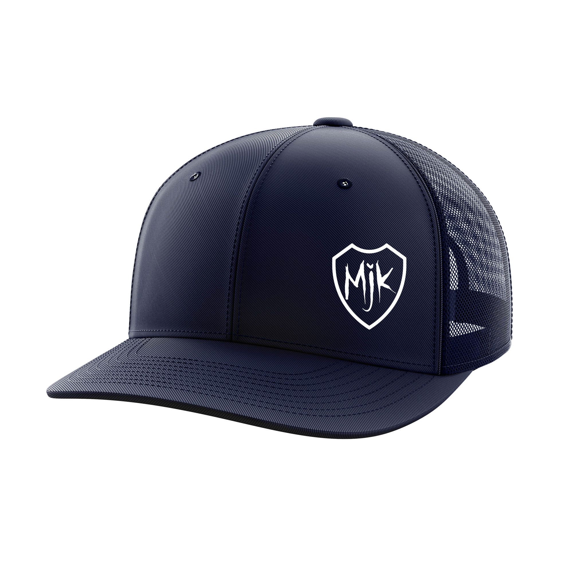 CASQUETTE BASEBALL FILET | "CHELMY" - Marine/Blanc