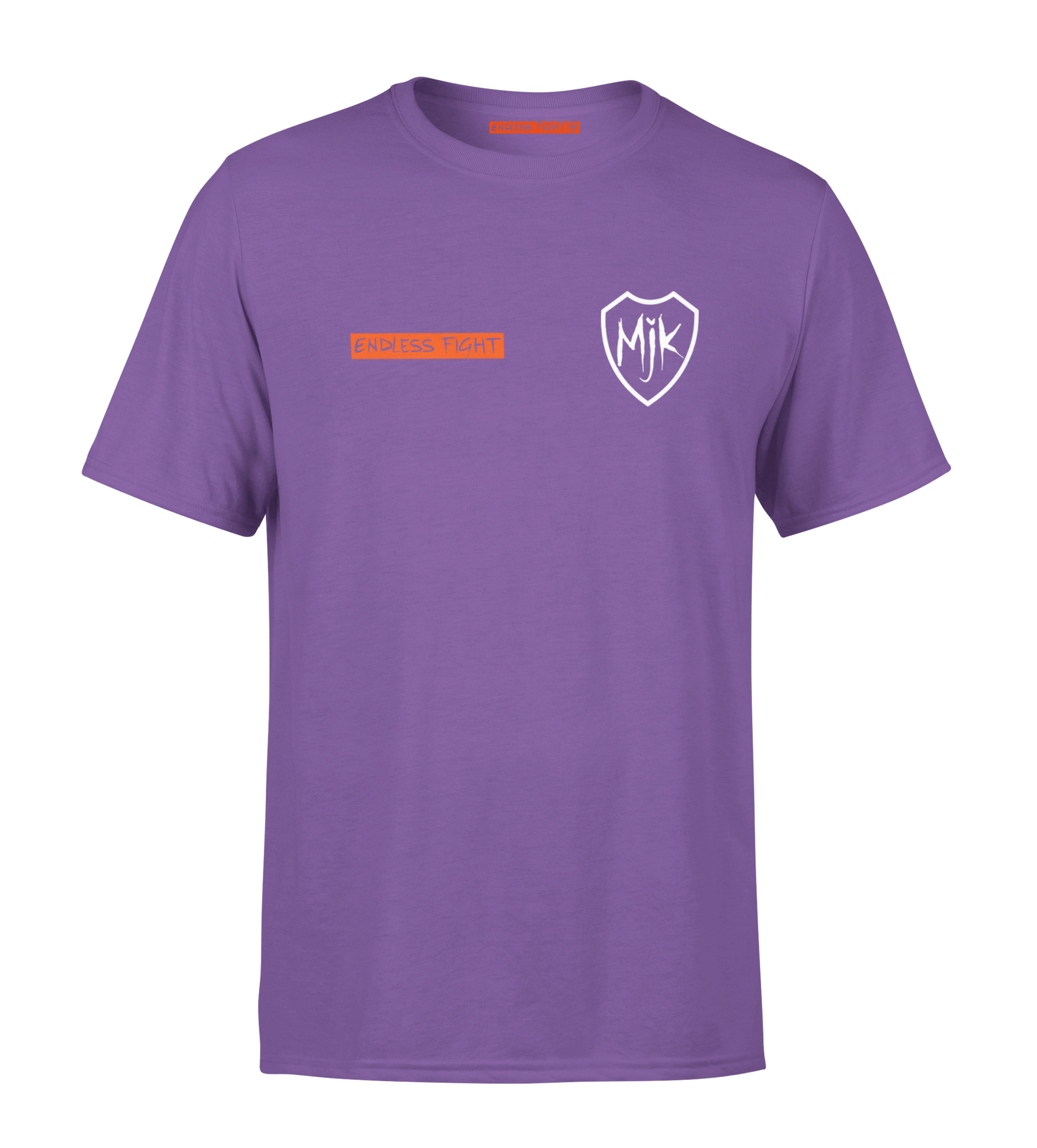 T-SHIRT | "KENNEDY" - Violet/Blanc