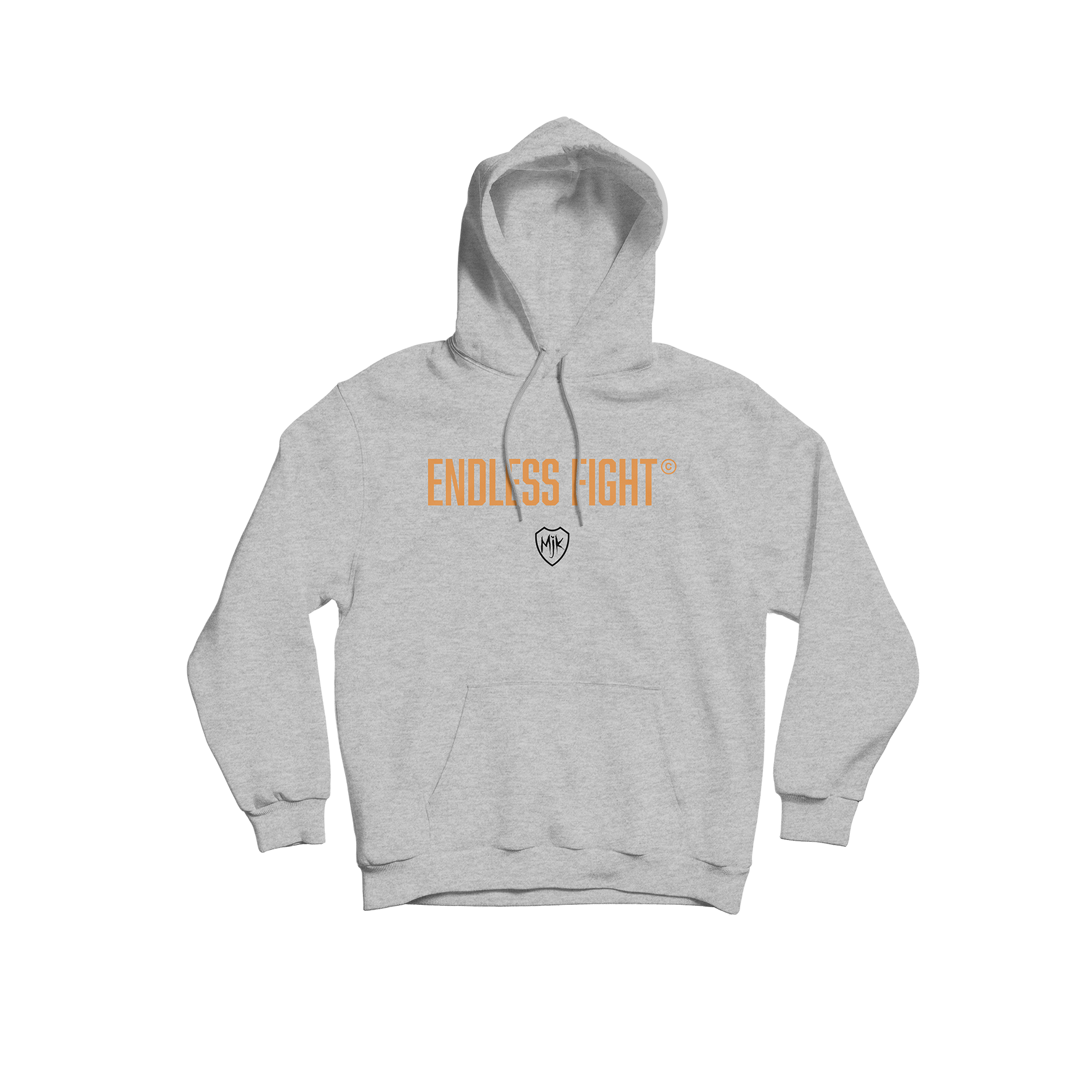 SWEAT-CAPUCHE "P4000" - GRIS CHINÉ