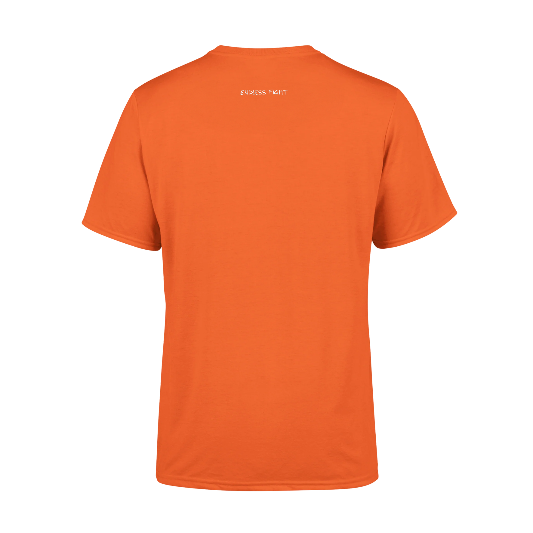 T-SHIRT | "Klassic" - Orange/Blanc